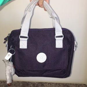 Kipling Purple Canvas Crossbody